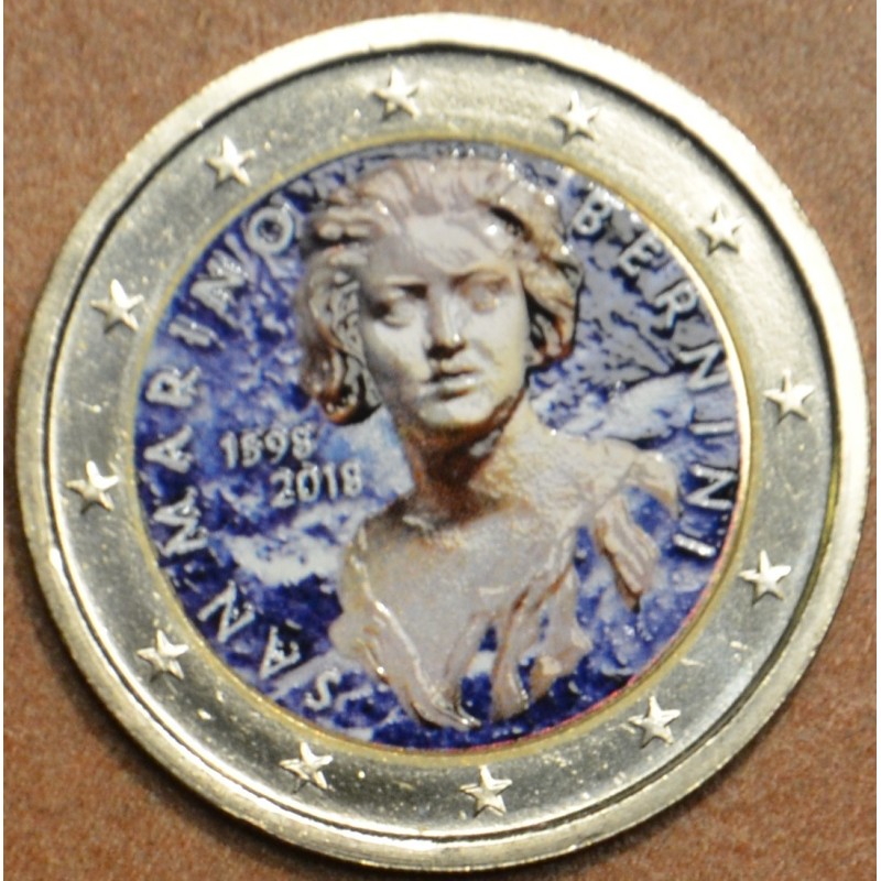 Euromince mince 2 Euro San Marino 2018 - Bernini II. (farebná UNC)