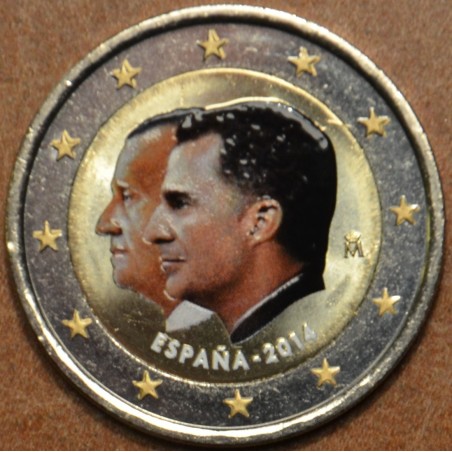 Euromince mince 2 Euro Španielsko 2014 - Nový kráľ Španielska, Fili...