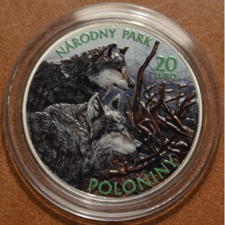 Euromince mince 20 Euro Slovensko 2010 - Národný park Poloniny (far...