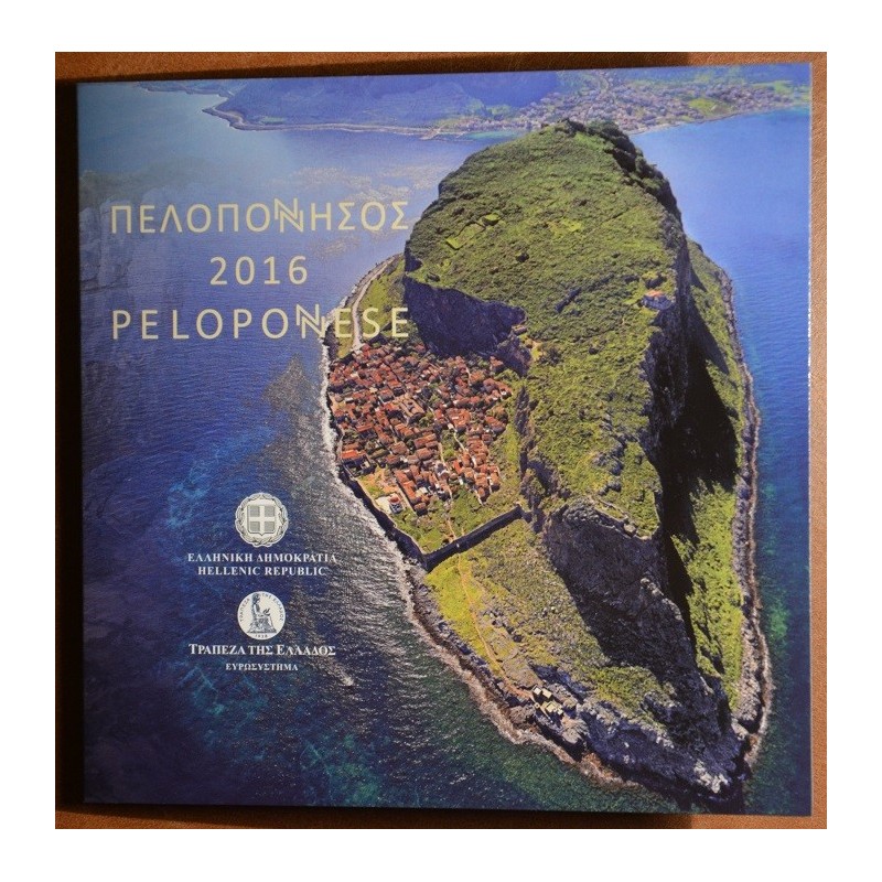 eurocoin eurocoins Greece 2016 set of coins - Peloponese (BU)