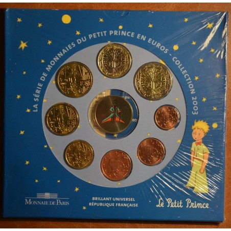Euromince mince Francúzsko 2003 Malý princ sada 8 euromincí (BU)