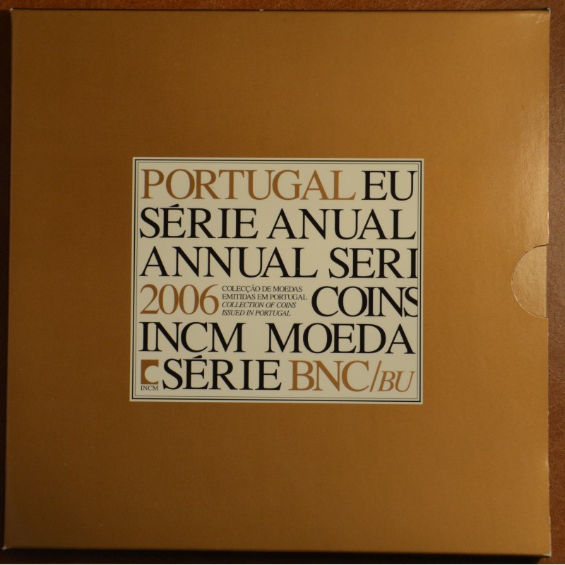 eurocoin eurocoins Portugal 2006 set of 8 coins (BU)