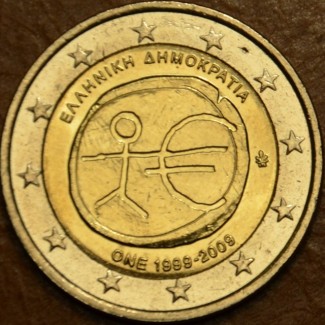 Euromince mince 2 Euro Grécko 2009 - 10. výročie hospodárskej a men...