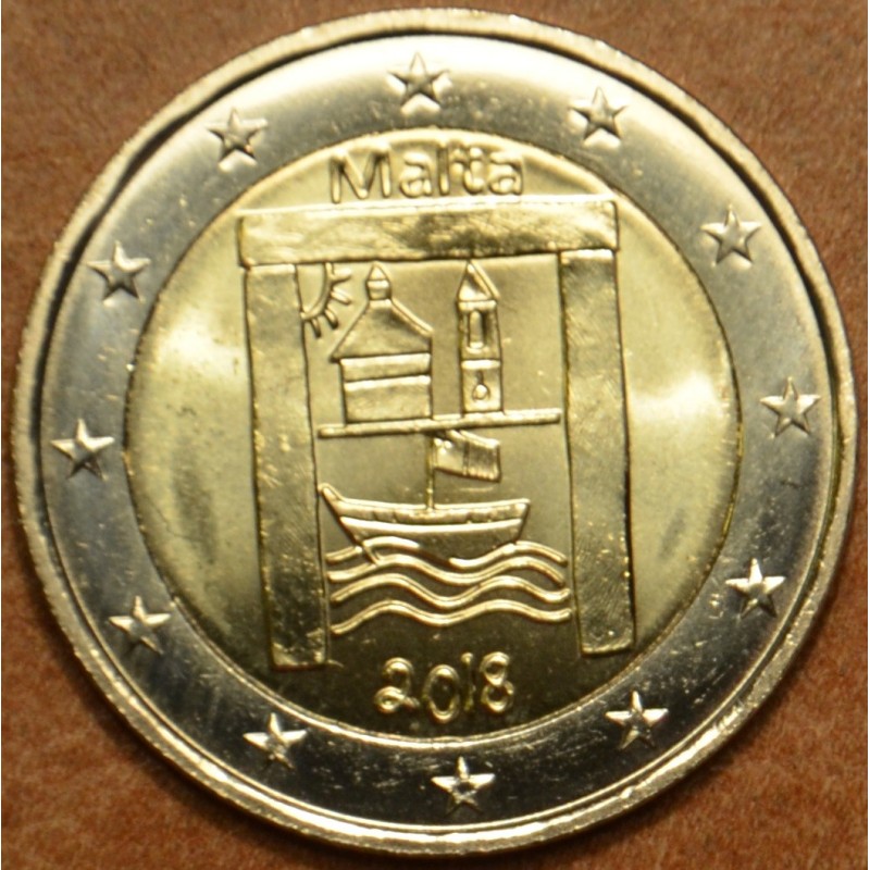 Euromince mince Poškodená 2 Euro Malta 2018 - Kultúrne dedičstvo (UNC)
