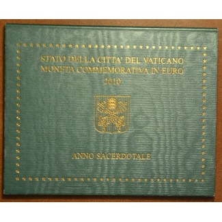 euroerme érme Eredeti tok 2 Euro Vatikán 2010 - A papság éve
