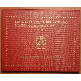euroerme érme Eredeti tok 2 Euro Vatikán 2008 - Szent Pál éve-Szent...