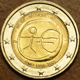 Euromince mince 2 Euro Belgicko 2009 - 10. výročie hospodárskej a m...