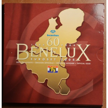 euroerme érme BeNeLux 2004 - hivatalos 24 részes szett (BU)