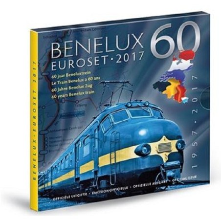 euroerme érme BeNeLux 2017 - hivatalos 24 részes szett (BU)