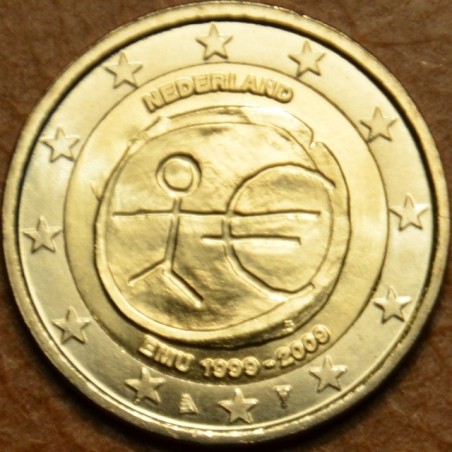 Euromince mince 2 Euro Holandsko 2009 - 10. výročie hospodárskej a ...