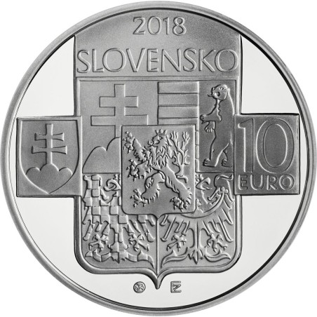 Euromince mince 10 Euro Slovensko 2018 - 100. výročie vzniku Českos...