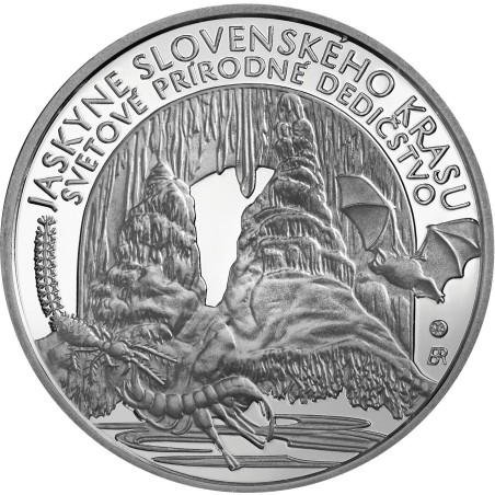 euroerme érme 10 Euro Szlovákia 2017 - A szlovák érchegység barlang...