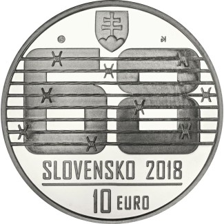 Euromince mince 10 Euro Slovensko 2018 - 50. výročie augusta 1968 (...