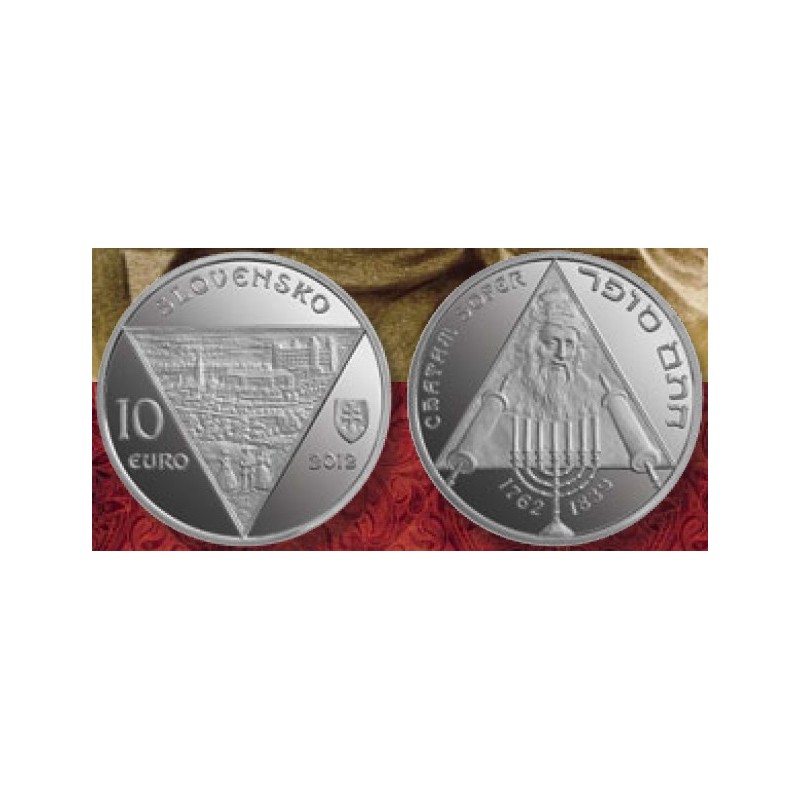euroerme érme 10 Euro Szlovákia 2012 - Chatam Sofer (Proof)