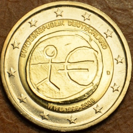 eurocoin eurocoins 2 Euro Germany 2009 \\"D\\" 10th Anniversary of ...