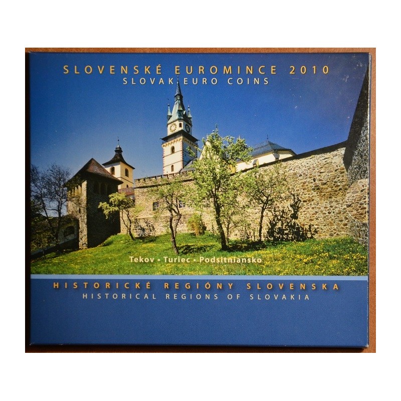 eurocoin eurocoins Cover for set of Slovak coins 2010 - Region of P...