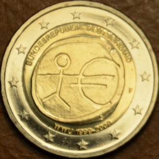 Euromince mince 2 Euro Nemecko 2009 \\"F\\" 10. výročie hospodárske...