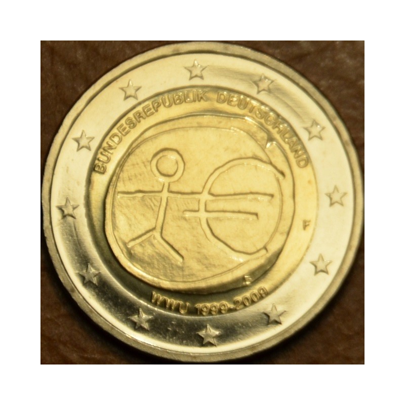 euroerme érme 2 Euro Németország 2009 \\"F\\" 10 éves az Európai Mo...