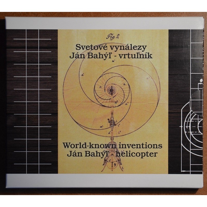 Euromince mince Obal na súbor 8 Slovenských mincí 2017 Ján Bahýľ