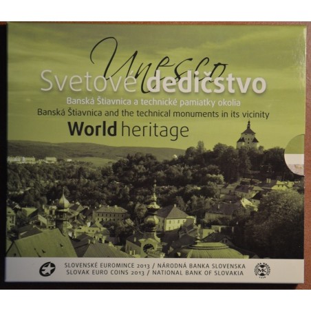 Euromince mince Obal na súbor 8 Slovenských mincí 2013 - Banská Šti...