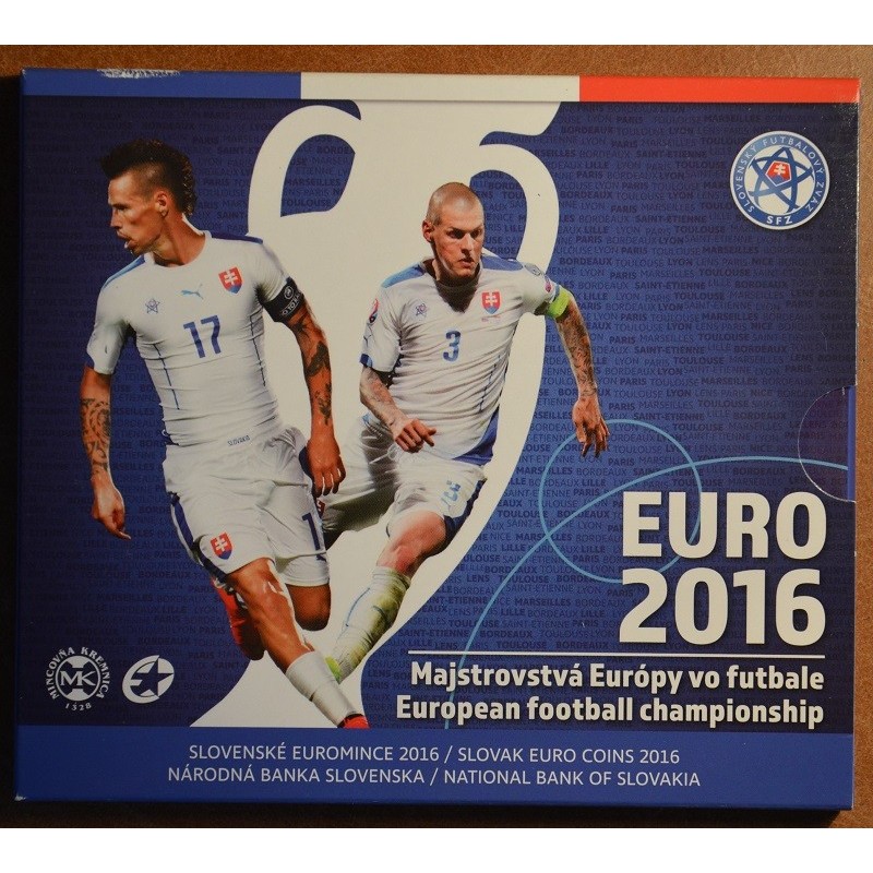 Euromince mince Obal na súbor 8 Slovenských mincí 2016 EURO