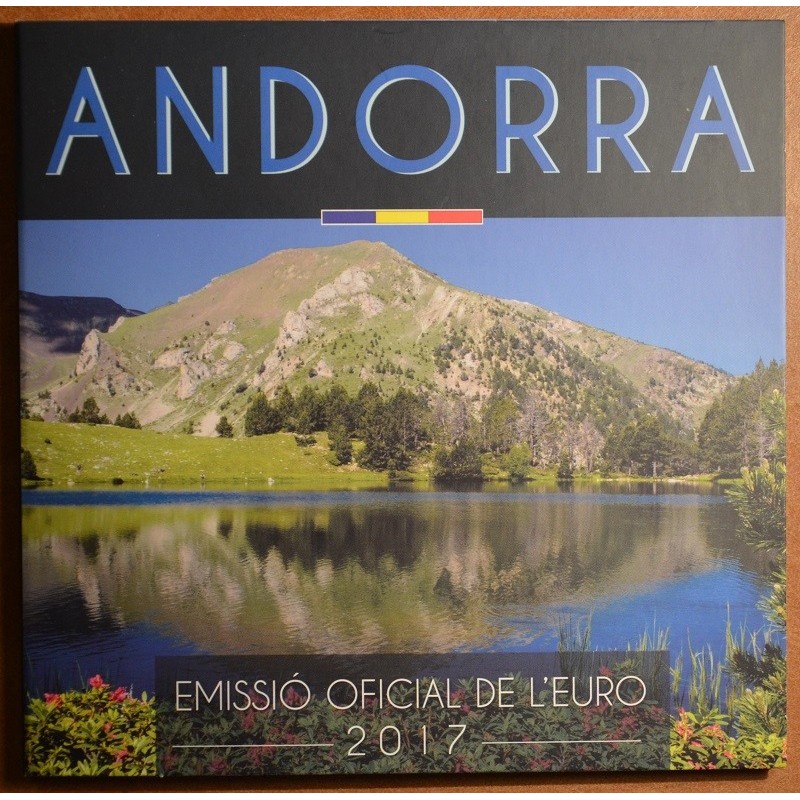 eurocoin eurocoins Cover for set of 8 Euro coins Andorra 2017
