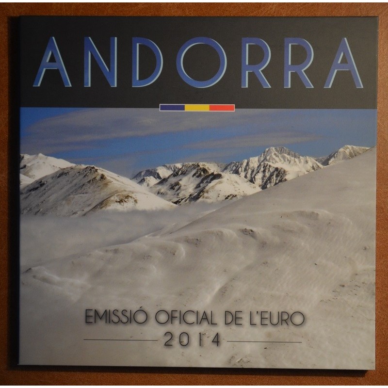 eurocoin eurocoins Cover for set of 8 Euro coins Andorra 2014