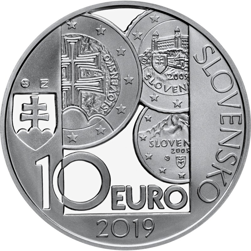 eurocoin eurocoins 10 Euro Slovakia 2019 - 10th anniversary of the ...