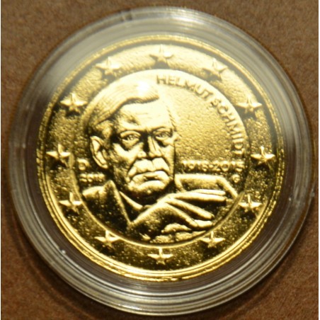 Euromince mince 2 Euro Nemecko \\"G\\" 2018 - Helmut Schmidt (pozlá...