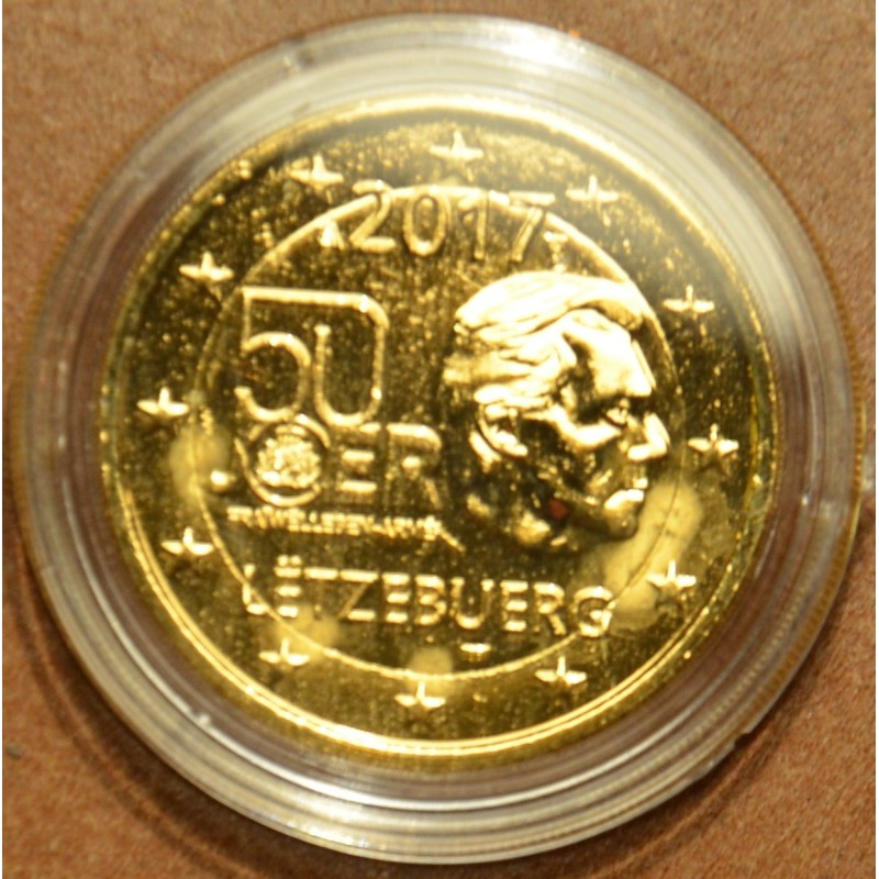 Euromince mince 2 Euro Luxembursko 2017 - Vojenská služba (pozláten...