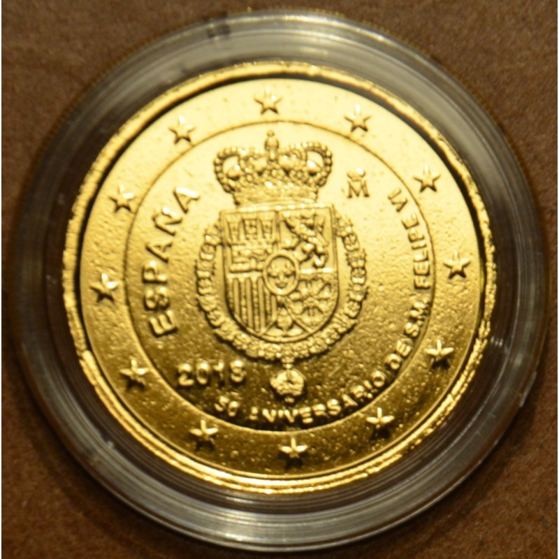 euroerme érme 2 Euro Spanyolország 2018 - VI. Fülöp (aranyozott UNC)