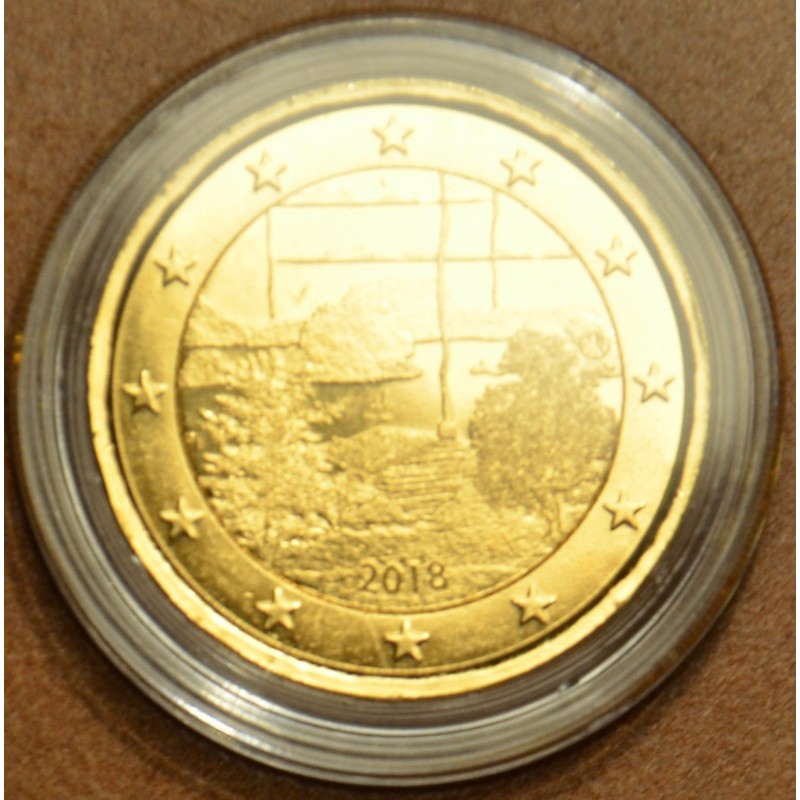 Euromince mince 2 Euro Fínsko 2018 - Fínska saunová kultúra (pozlát...