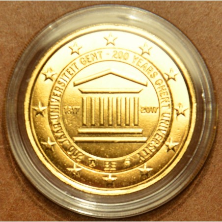 euroerme érme 2 Euro Belgium 2017 - A Gent-i egyetem (aranyozott UNC)