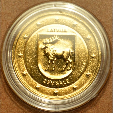 Euromince mince 2 Euro Lotyšsko 2018 - Región Zemgale (pozlátená UNC)