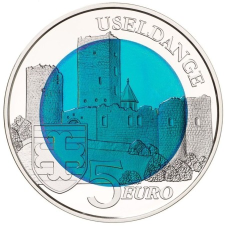 Euromince mince 5 Euro Luxembursko 2017 - Useldange (Proof)