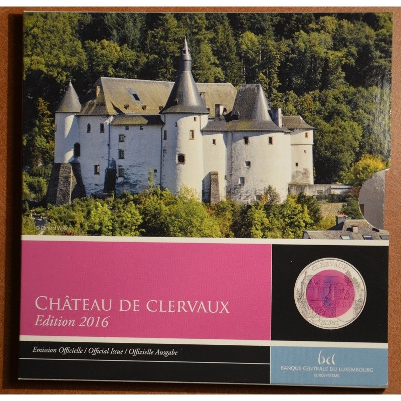 euroerme érme 5 Euro Luxemburg 2016 - Clervaux (Proof)