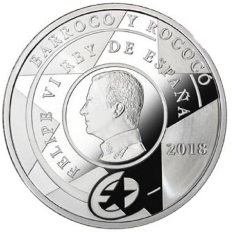 Euromince mince 10 Euro Španielsko 2018 - Baroque and Rococo (Proof)