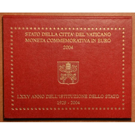 Euromince mince Obal na 2 Euro Vatikan 2004 - 75. výročie založenia...