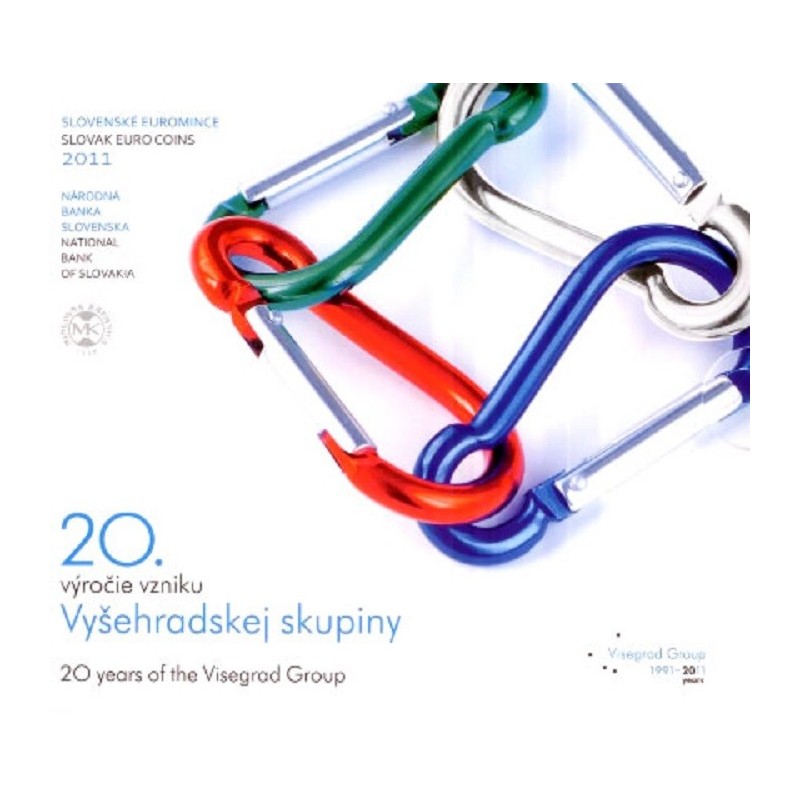 Euromince mince Sada Slovenských mincí 2011 - Vyšehradská skupina -...