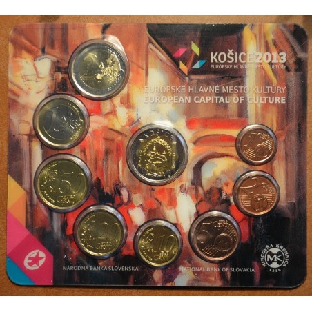 Euromince mince Súbor 8 Slovenských mincí 2013 - Košice (BU)
