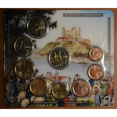 Euromince mince Súbor 8 Slovenských mincí 2013 - Bratislava, Poduna...