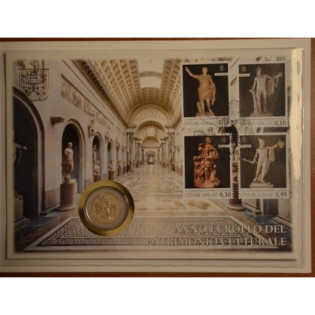 euroerme érme 2 Euro Vatikán 2018 Numisbrief - A kulturális örökség...