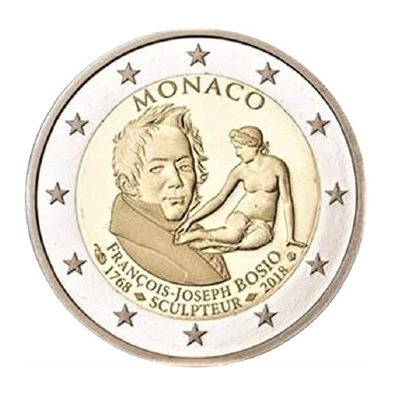 Euromince mince 2 Euro Monaco 2018 - François-Joseph Bosio (Proof)