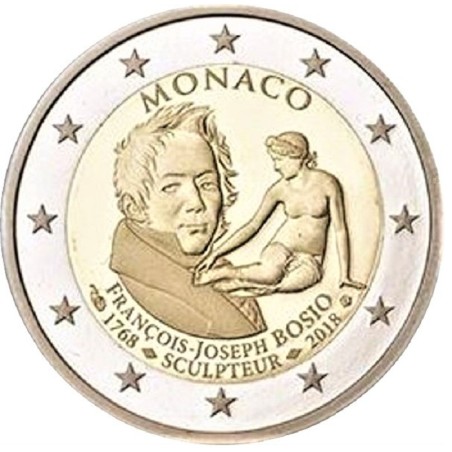 Euromince mince 2 Euro Monaco 2018 - François-Joseph Bosio (Proof)