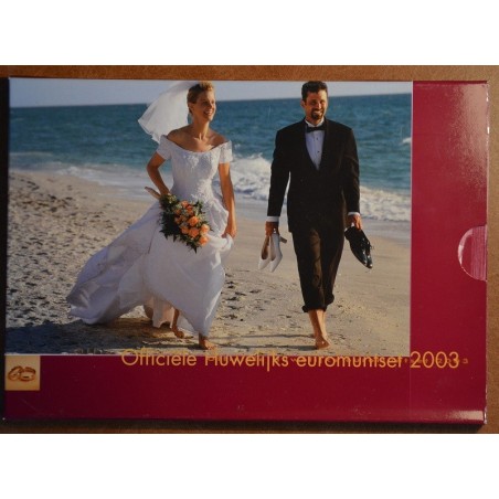 Euromince mince Sada 8 mincí Holandsko 2003 Svadobná sada (BU)