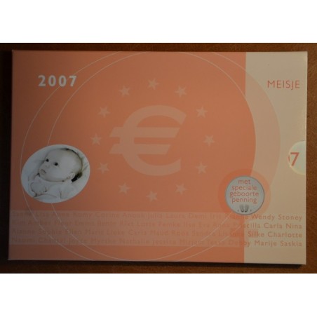euroerme érme Holland 8 részes forgalmi sor 2007 Újszülött szett - ...